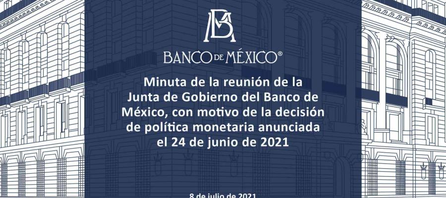Recuperación en México tiene un ritmo “moderado e incompleto”: Banxico 