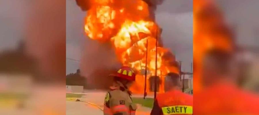 Subestación de Center Point Energy en Texas, registra fuerte incendio Subestación de Center Point Energy en Texas, registra fuerte incendio