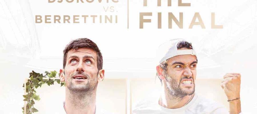 Djokovic y Berrettini, a la final de Wimbledon