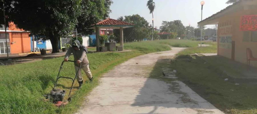 Realiza Ayuntamiento de Centro limpieza de parques y calles en Gaviotas Realiza Ayuntamiento de Centro limpieza de parques y calles en Gaviotas