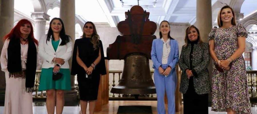 Gobernadoras electas de Morena se reúnen con Claudia Sheinbaum en CDMX