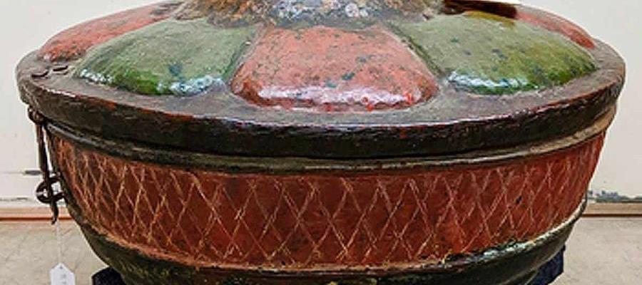 EE. UU. entrega a México pila bautismal del siglo XVIII EE. UU. entrega a México pila bautismal del siglo XVIII