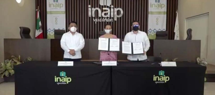 Firma ITAIP convenio de colaboración con INAIP-Yucatán Firma ITAIP convenio de colaboración con INAIP-Yucatán