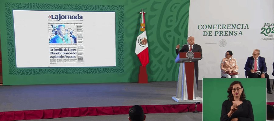 Avergüenza a AMLO comprobar espionaje en México Avergüenza a AMLO comprobar espionaje en México