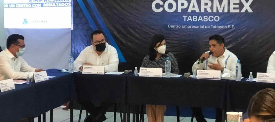 Fijan Coparmex Tabasco y alcaldesa electa de Centro agenda para trabajar en conjunto durante próximo trienio