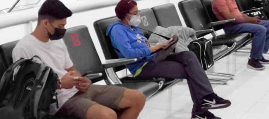 Falla en servicios de internet causó retrasos en el AICM Falla en servicios de internet causó retrasos en el AICM