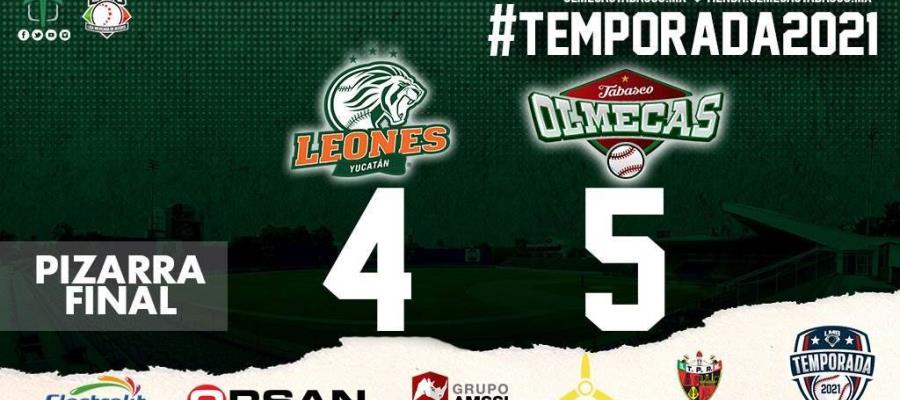 Olmecas deja en el terreno a los leones... en 10 entradas