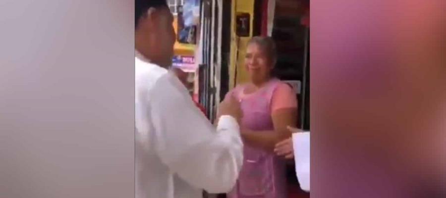 Exhiben a Fernández Noroña gritando a adultos mayores que le reclaman por la inseguridad 