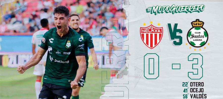Santos golea al Necaxa en el arranque de la Liga MX