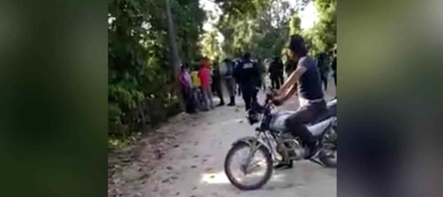 Desaloja la policía bloqueo a acceso a pozos petroleros en Huimanguillo