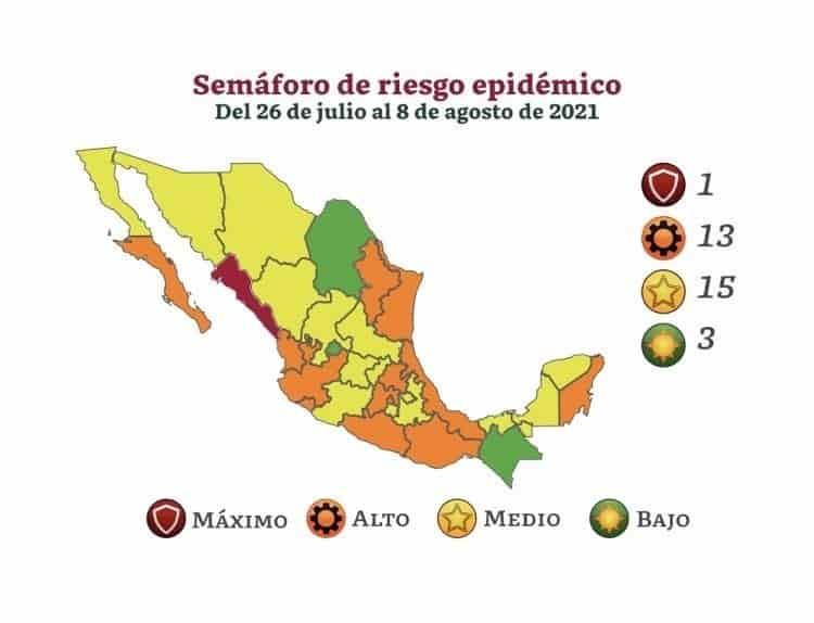 Tabasco pasa a amarillo en el semáforo epidémico de la SSa Tabasco pasa a amarillo en el semáforo epidémico de la SSa