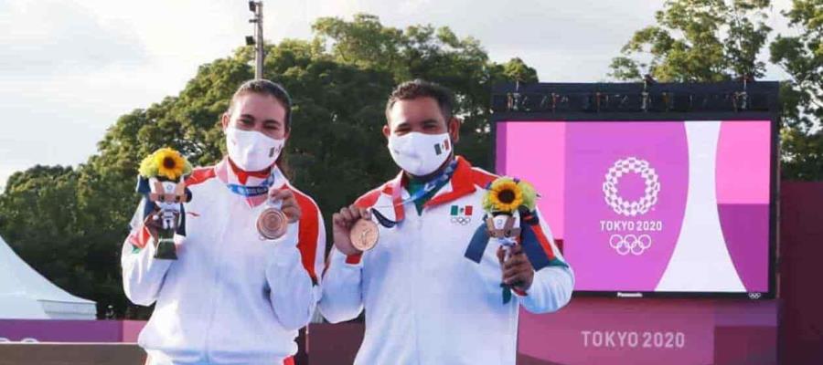 Gobierno de México felicita a Alejandra Valencia y Luis Álvarez, tras obtener primera medalla para la delegación mexicana en JJOO