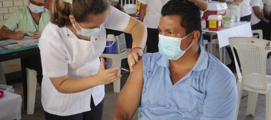 Recibirán segunda dosis de vacuna anticovid rezagados de Cárdenas del 26 al 28 de julio: Salud
