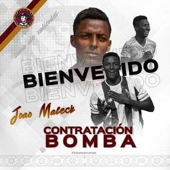 Coras FC contrata a Joao Maleck para la Liga Premier