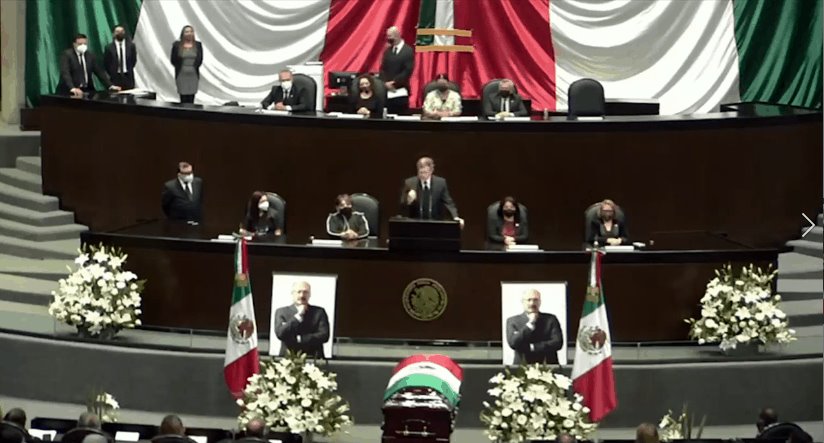 Rinden homenaje a René Juárez Cisneros… en San Lázaro Rinden homenaje a René Juárez Cisneros… en San Lázaro