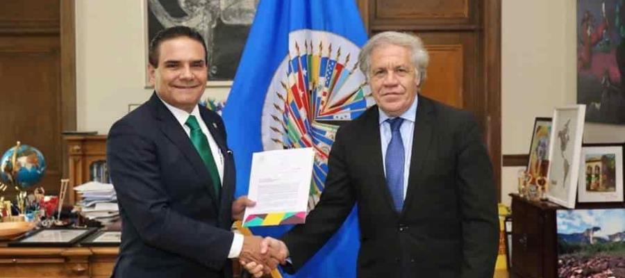 Pide Silvano Aureoles a la OEA no abandonar México Pide Silvano Aureoles a la OEA no abandonar México