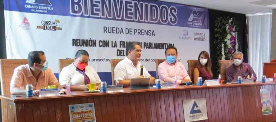 Pide PRI Tabasco al gobierno crear programa emergente de apoyo a comerciantes