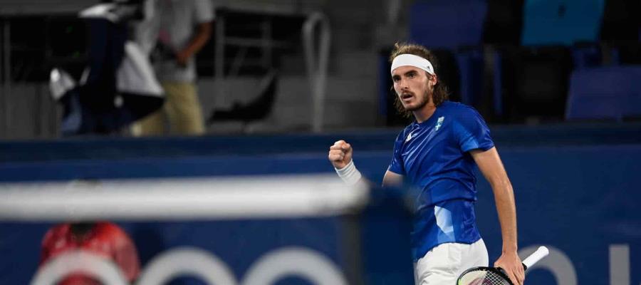 Tsitsipás y Schwartzman se despiden del tenis individual; Djokovic avanza Tsitsipás y Schwartzman se despiden del tenis individual; Djokovic avanza