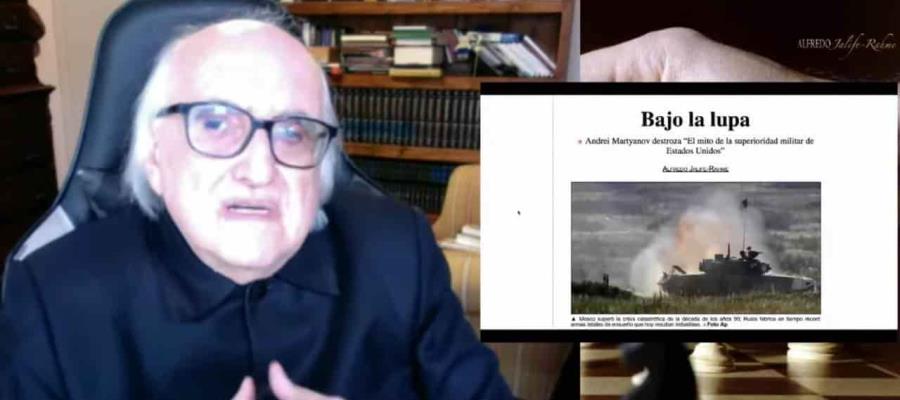 Alarde armamentista de Rusia estaría relacionado con la próxima reunión con EE. UU., señala Alfredo Jalife