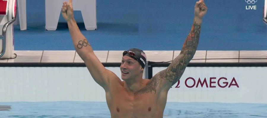 Caleb Dressel rompe récord olímpico y mundial en 100 metros mariposa