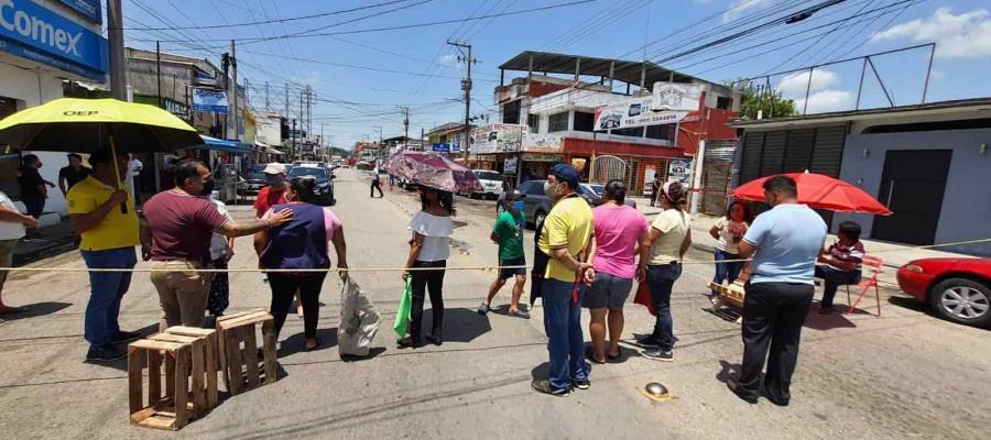 Colonos bloquean avenida Méndez por 2 horas… ante falta de energía eléctrica