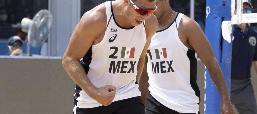 Logra México su primera victoria en voleibol de playa en Tokio 2020