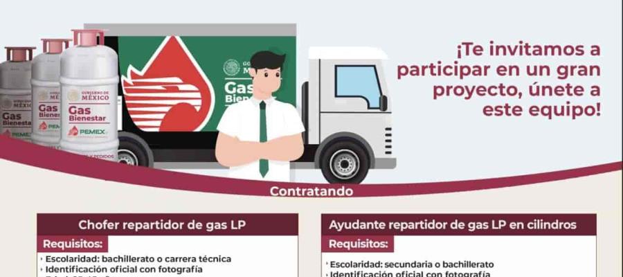 Lanza Pemex convocatoria para trabajar como chofer o ayudante en ‘Gas Bienestar’ Lanza Pemex convocatoria para trabajar como chofer o ayudante en ‘Gas Bienestar’
