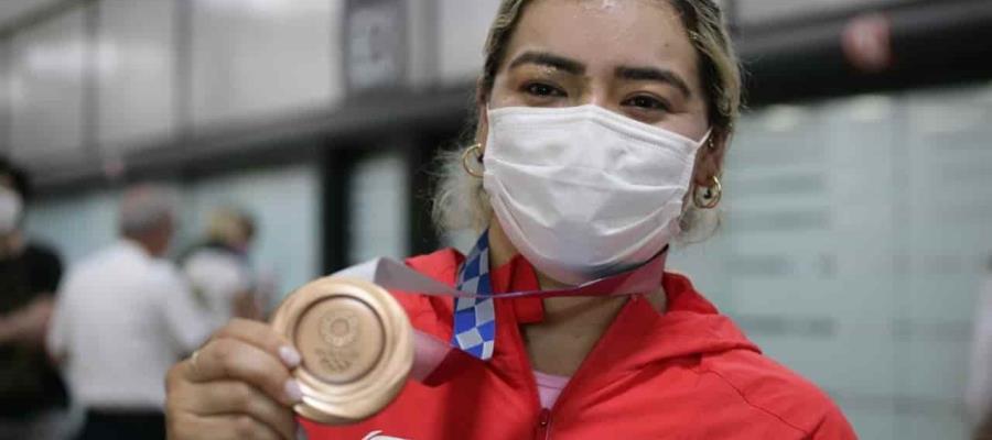 “La estrategia me funcionó”: Aremi Fuentes regresa a México con medalla de Bronce