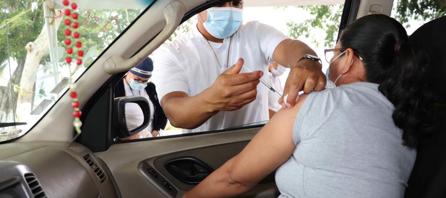 Anuncia Salud aplicación de la segunda dosis contra el COVID para adultos de 40 a 49 años en Centro y Nacajuca