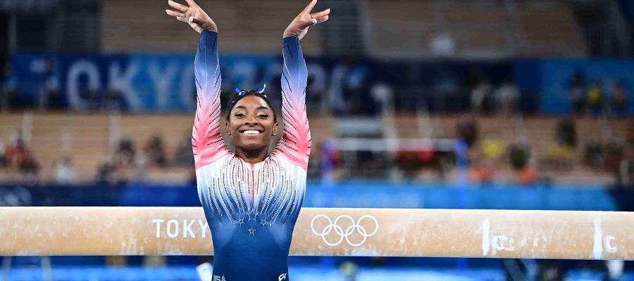 Logra Simone Biles medalla de Bronce en la viga de equilibrio tras regresar a competir en ‘Tokio 2020’