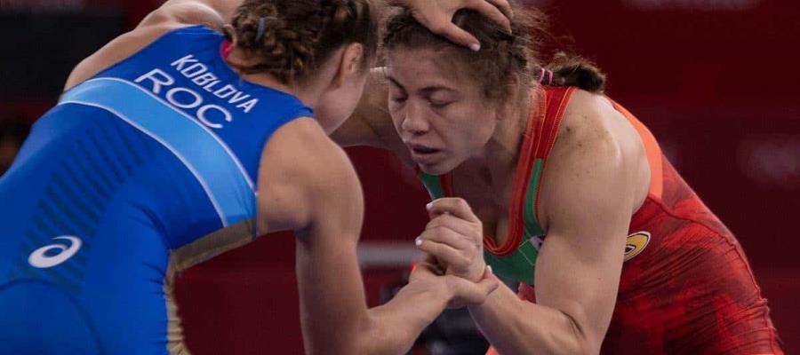 Queda fuera de Tokio la mexicana Jane Valencia, al perder en los octavos de final de lucha estilo libre 