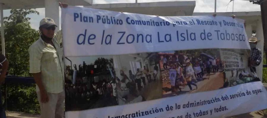 Piden pobladores de La Isla que Conagua vaya desazolvando zonas urgentes además de supervisar