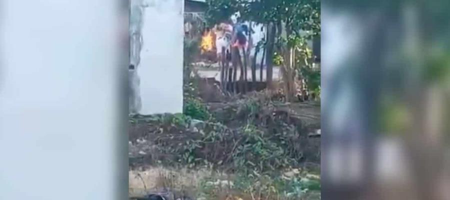 En Chiapas, abuela quema a su nieto como castigo