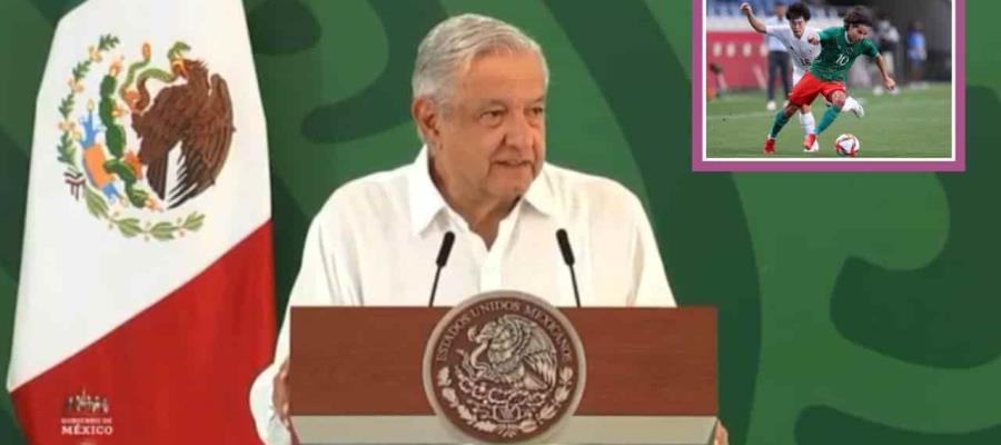 AMLO felicita al Tri olímpico tras obtener medalla de bronce en Tokio  