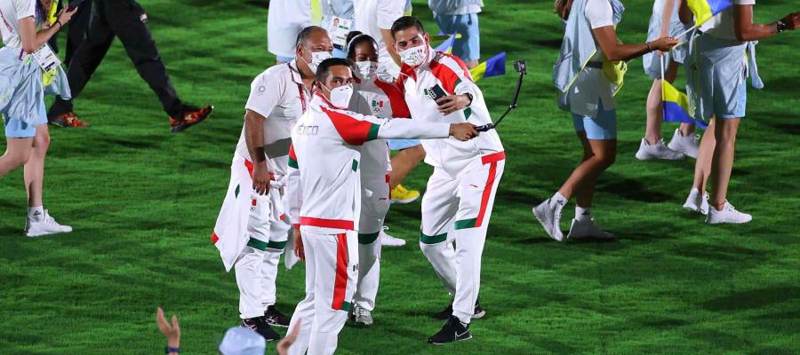 Mexicanos presentes en la ceremonia de clausura Tokio 2020 Mexicanos presentes en la ceremonia de clausura Tokio 2020