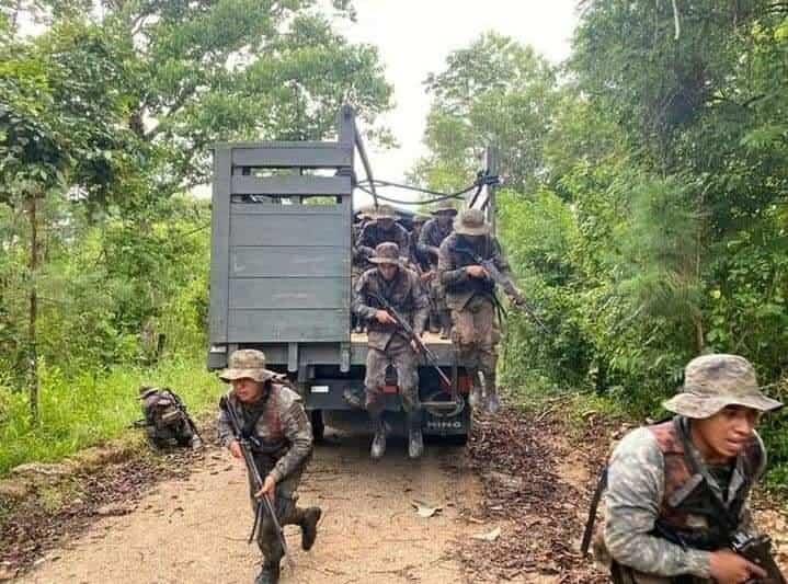 Se enfrentan civiles armados en límites de México y Guatemala Se enfrentan civiles armados en límites de México y Guatemala