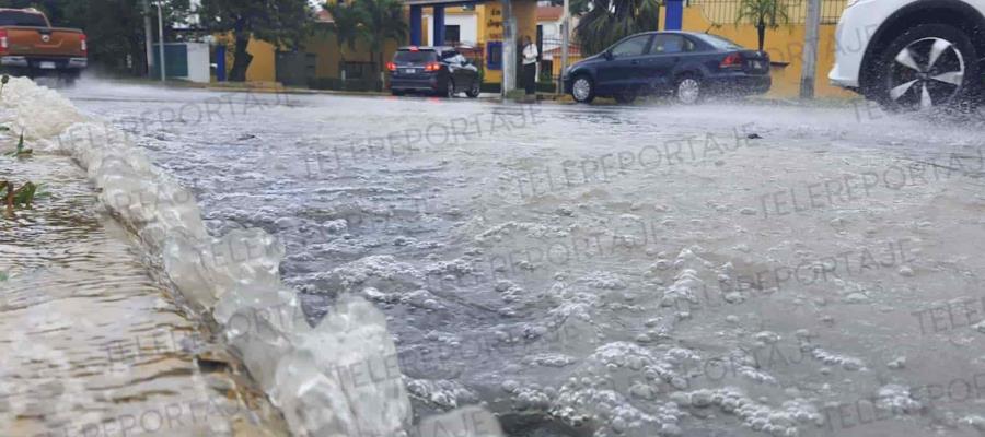 Suspende SAS suministro de agua en potabilizadora Carrizal para reparar mega fuga en Usumacinta Suspende SAS suministro de agua en potabilizadora Carrizal para reparar mega fuga en Usumacinta