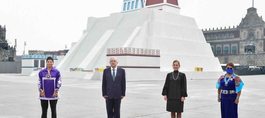 Ofrece AMLO disculpas por la ocupación militar Española en Mesoamérica