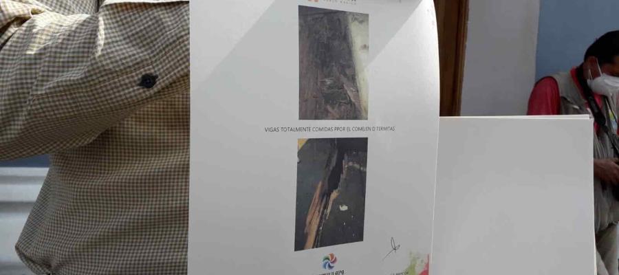 Solicita Consejo de Pueblos Mágicos de Tapijulapa intervención gubernamental para reparar vigas de la parroquia histórica