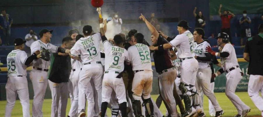En extra innings, Olmecas gana el primero de la Serie de Semifinales ante Leones