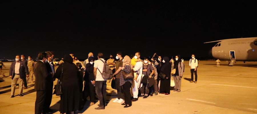 Llega a España primer avión con evacuados de Kabul, Afganistán Llega a España primer avión con evacuados de Kabul, Afganistán