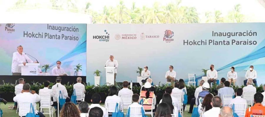 Inauguran planta de Hokchi Energy en Paraíso