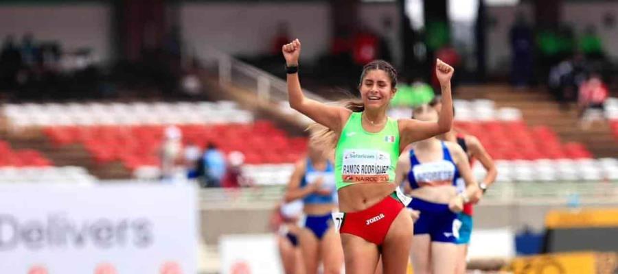 Marchista mexicana gana medalla de oro en el Mundial Sub-20