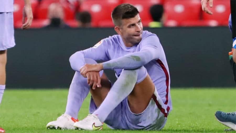 Tras lesión en la pierna, Piqué causa baja con el Barcelona por tiempo indefinido