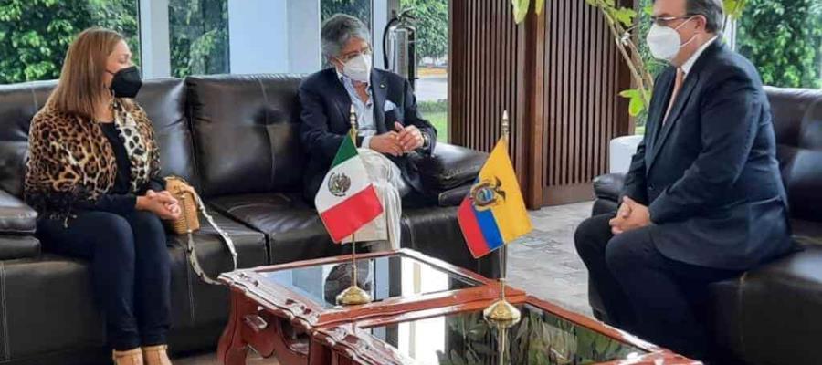 Presidente de Ecuador llega a México para participar en conmemoración de los Tratados de Córdoba 