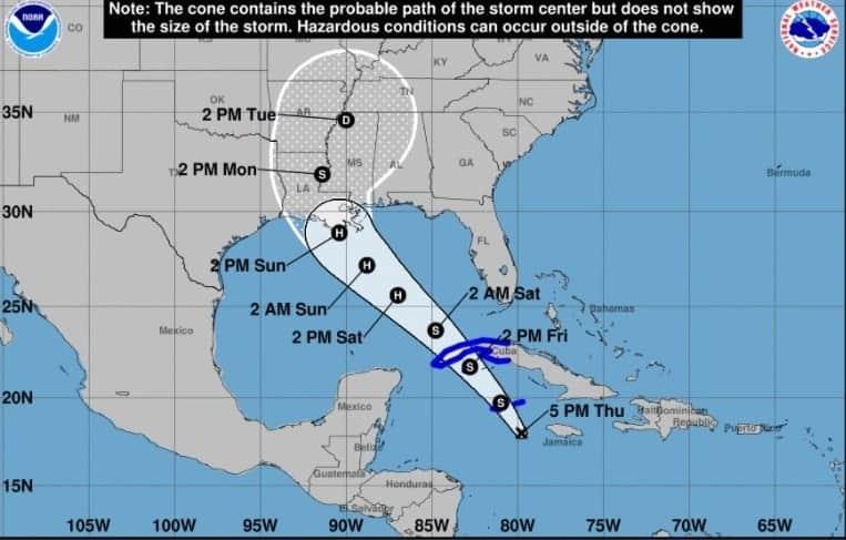 Se forma tormenta tropical “Ida” en el Mar Caribe Se forma tormenta tropical “Ida” en el Mar Caribe