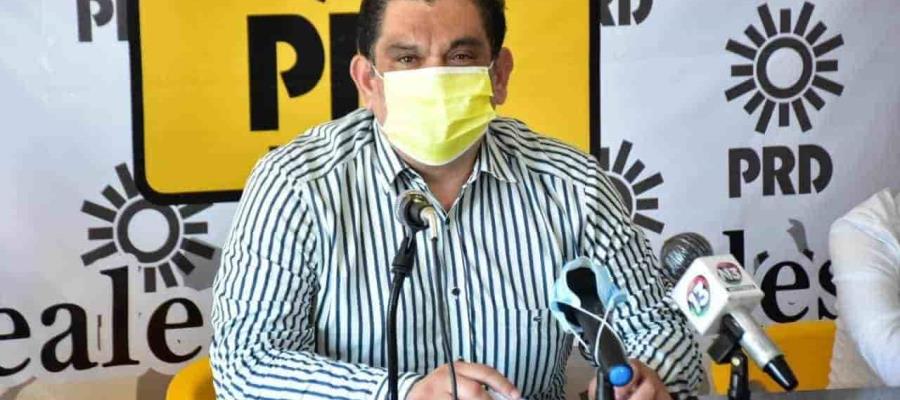 Dice PRD ver futuro incierto para Tabasco tras licencia de AALH