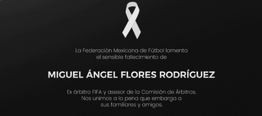 Fallece Miguel Ángel Flores, ex árbitro de la Primera División Fallece Miguel Ángel Flores, ex árbitro de la Primera División