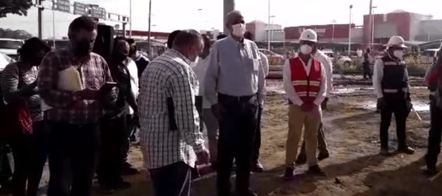 Supervisa Carlos Merino obras en Villahermosa