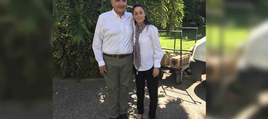 Reconoce Sheinbaum aptitudes de AALH para SEGOB